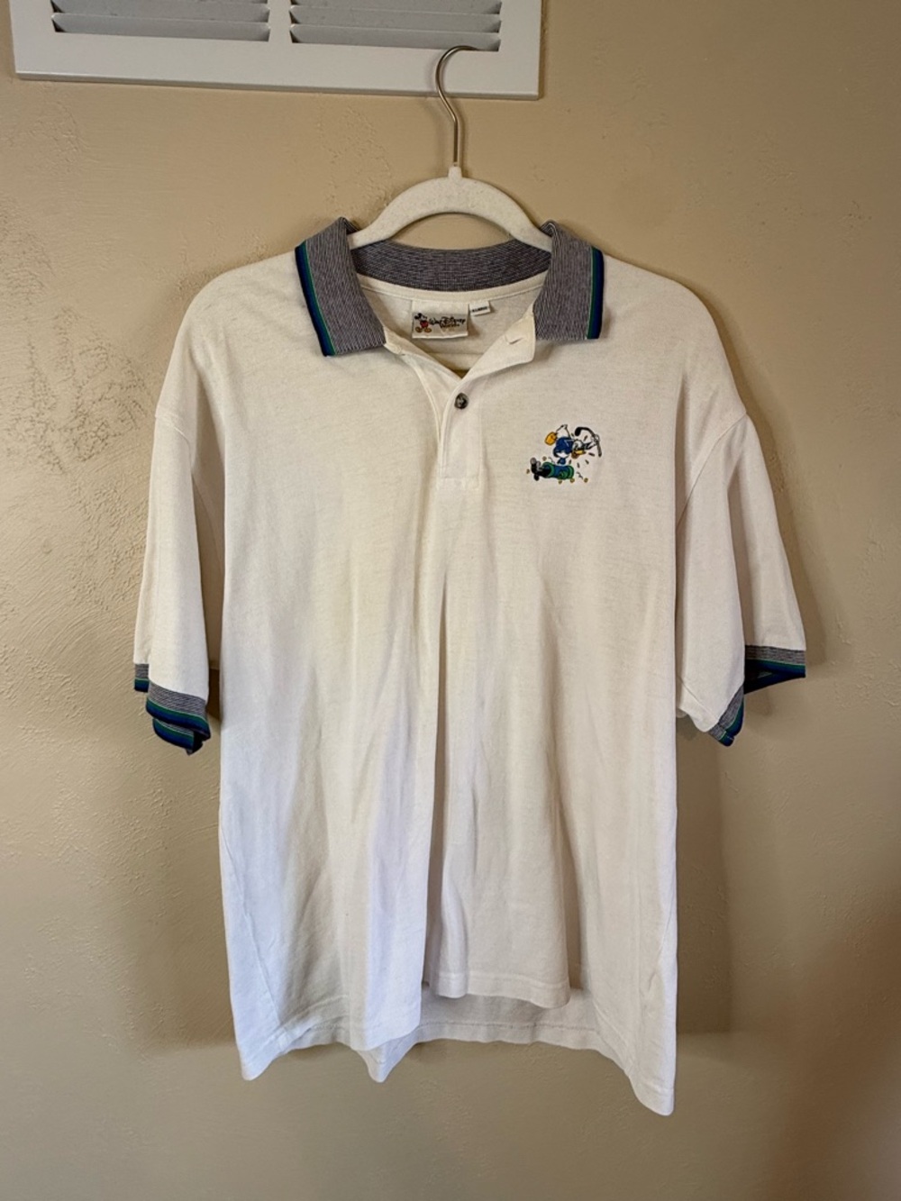Vintage Donald Duck Walt Disney Golf Polo Shirt